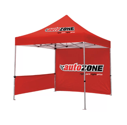 Gazebo With Full Back & Half Side (3M x 3M)